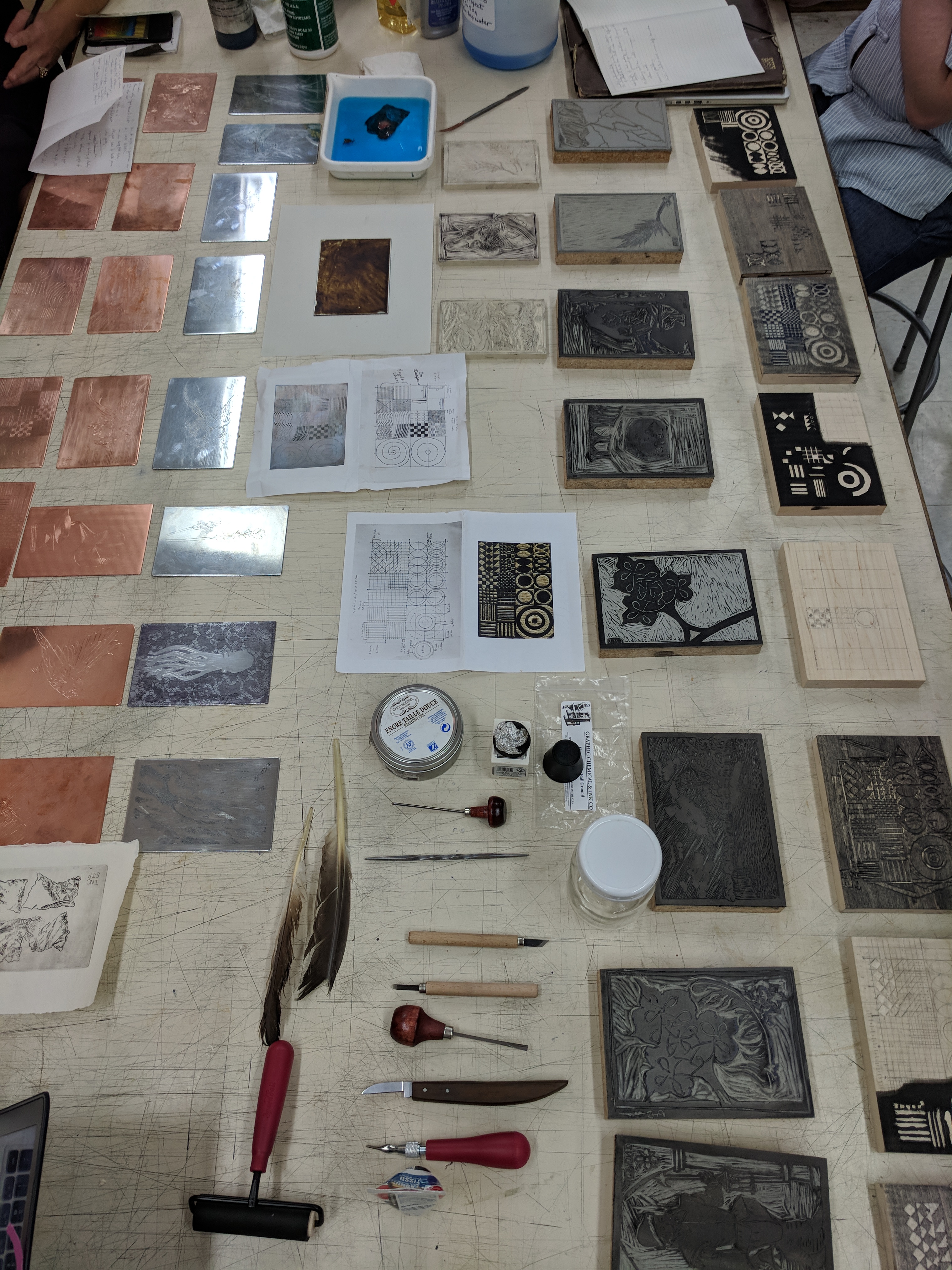 Making and Knowing Lab printmaking