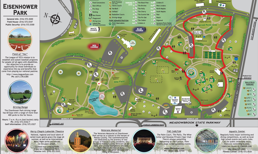 A map of a park