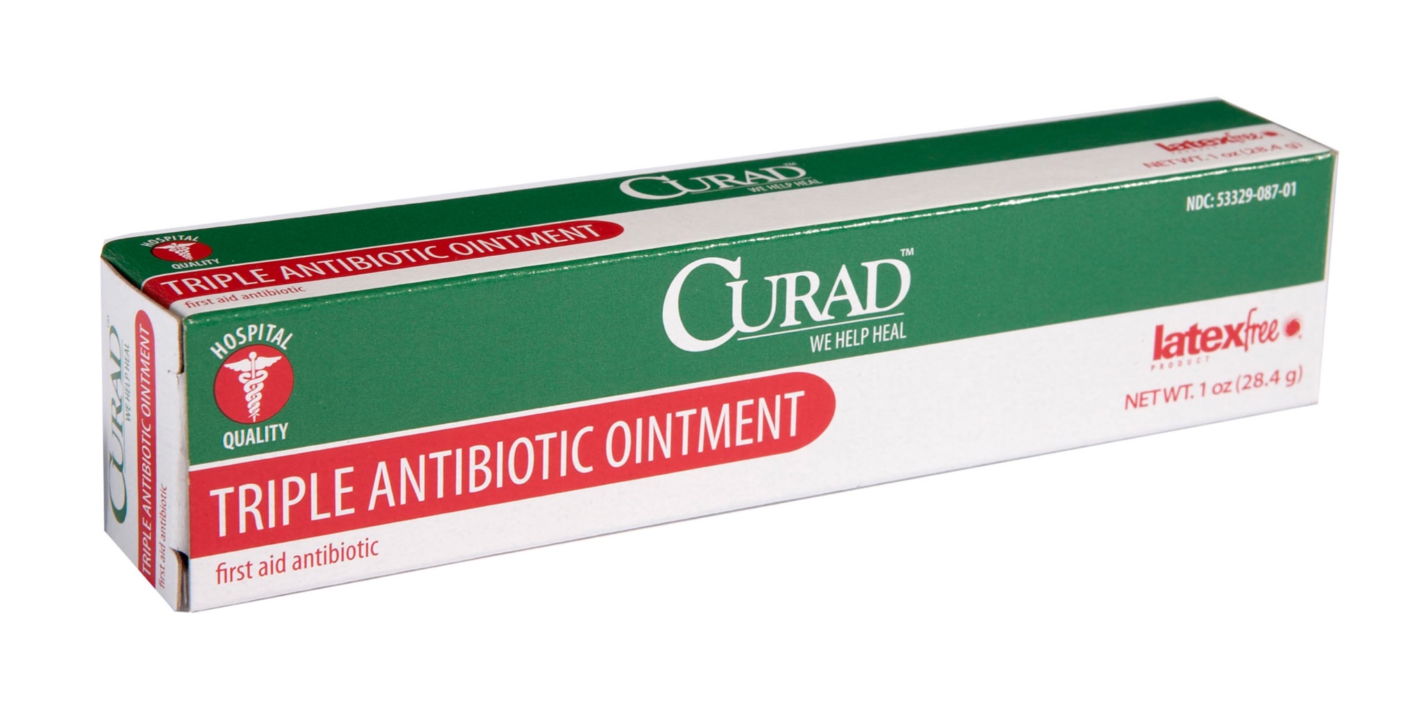 Cardboard box for tube of ointment