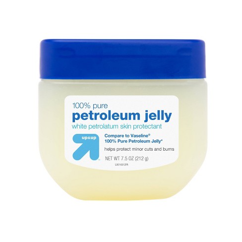 Tub of petroleum jelly ointment